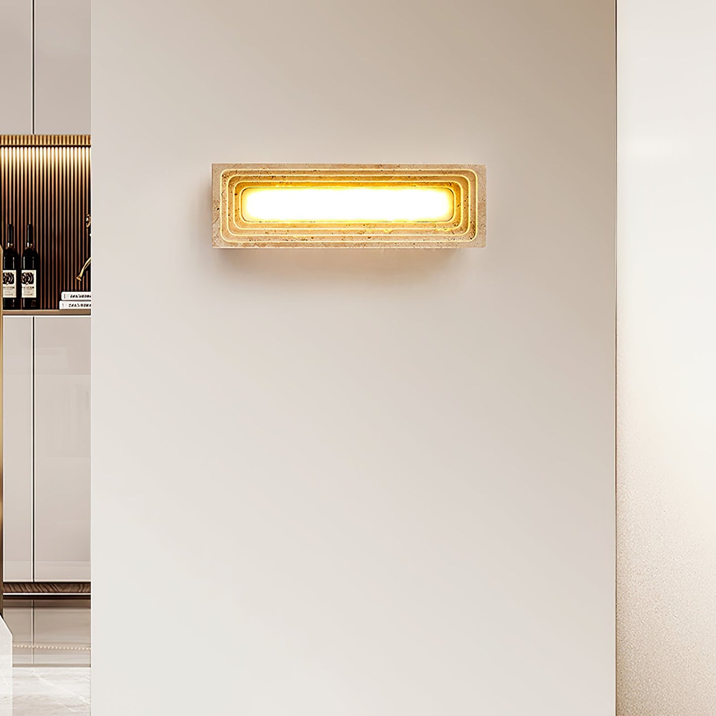 Canyon Travertine Wall Sconce - YIOSI