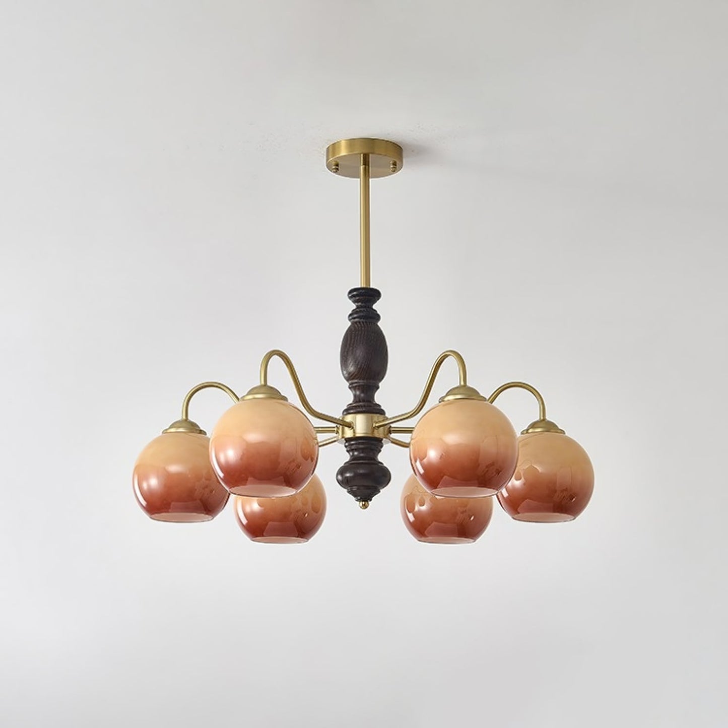 Caramel Orb Chandelier - YIOSI
