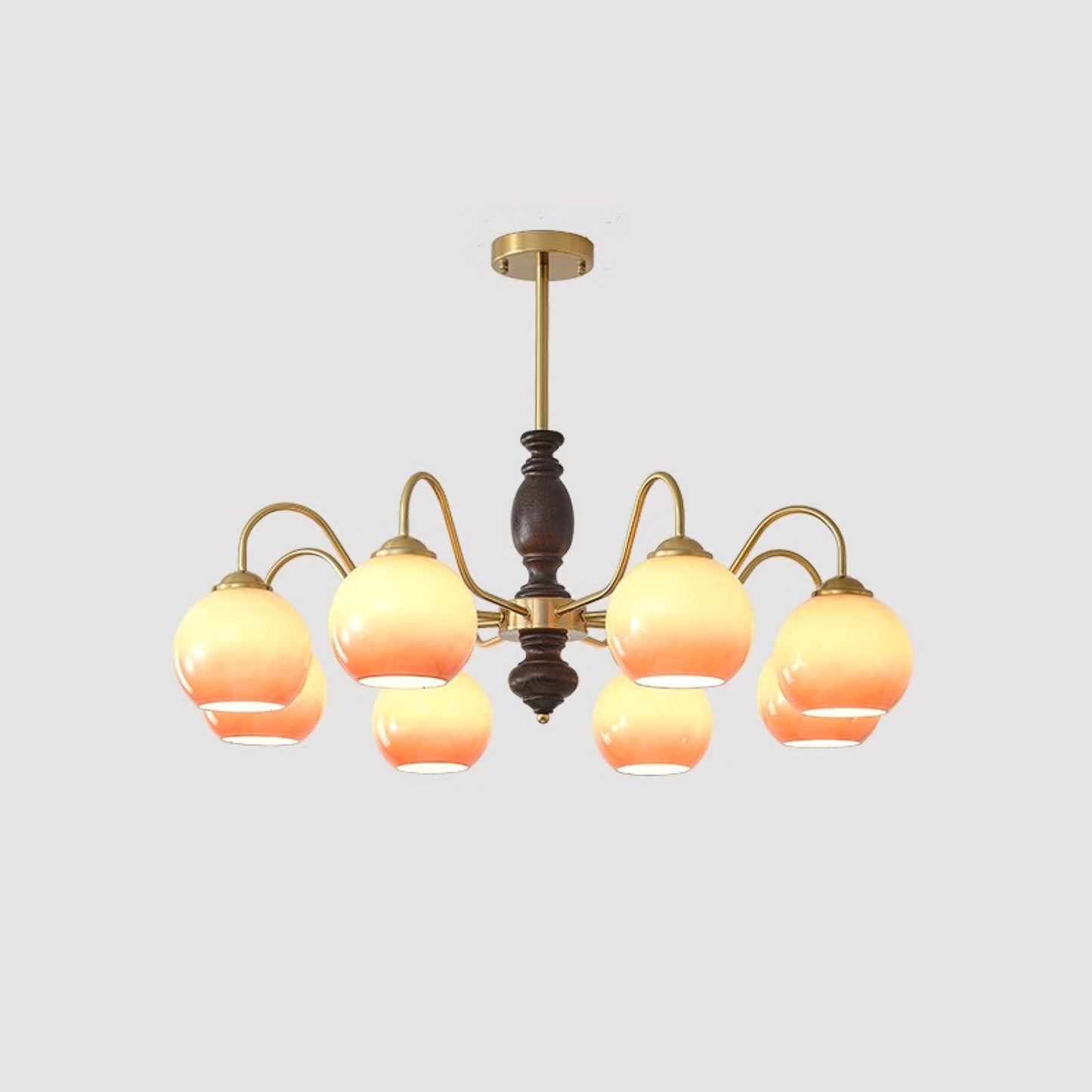 Caramel Orb Chandelier - YIOSI