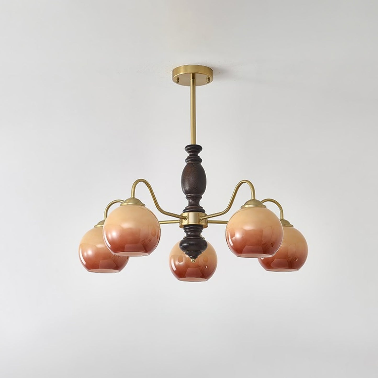 Caramel Orb Chandelier - YIOSI
