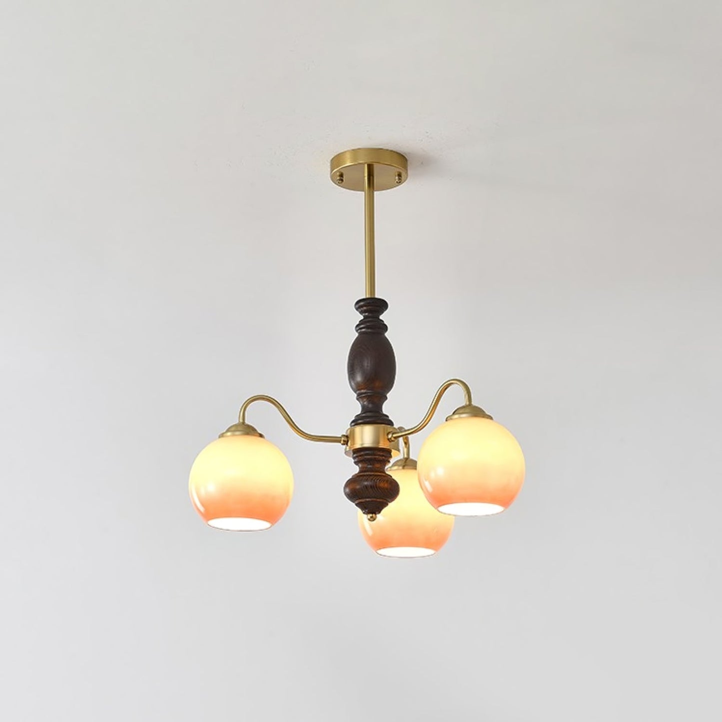 Caramel Orb Chandelier - YIOSI