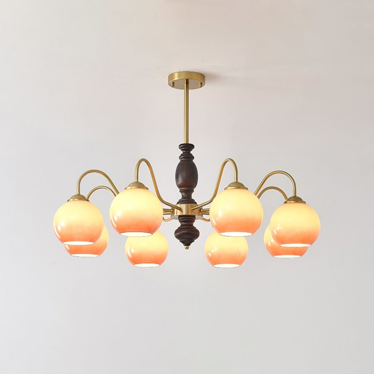 Caramel Orb Chandelier - YIOSI