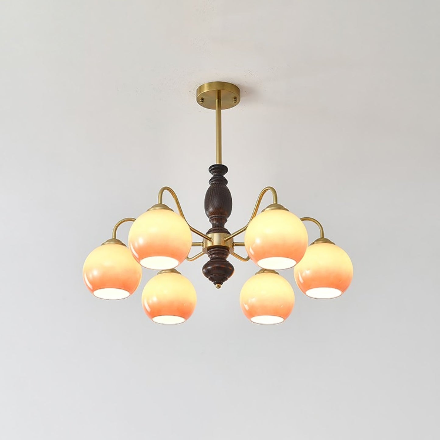 Caramel Orb Chandelier - YIOSI