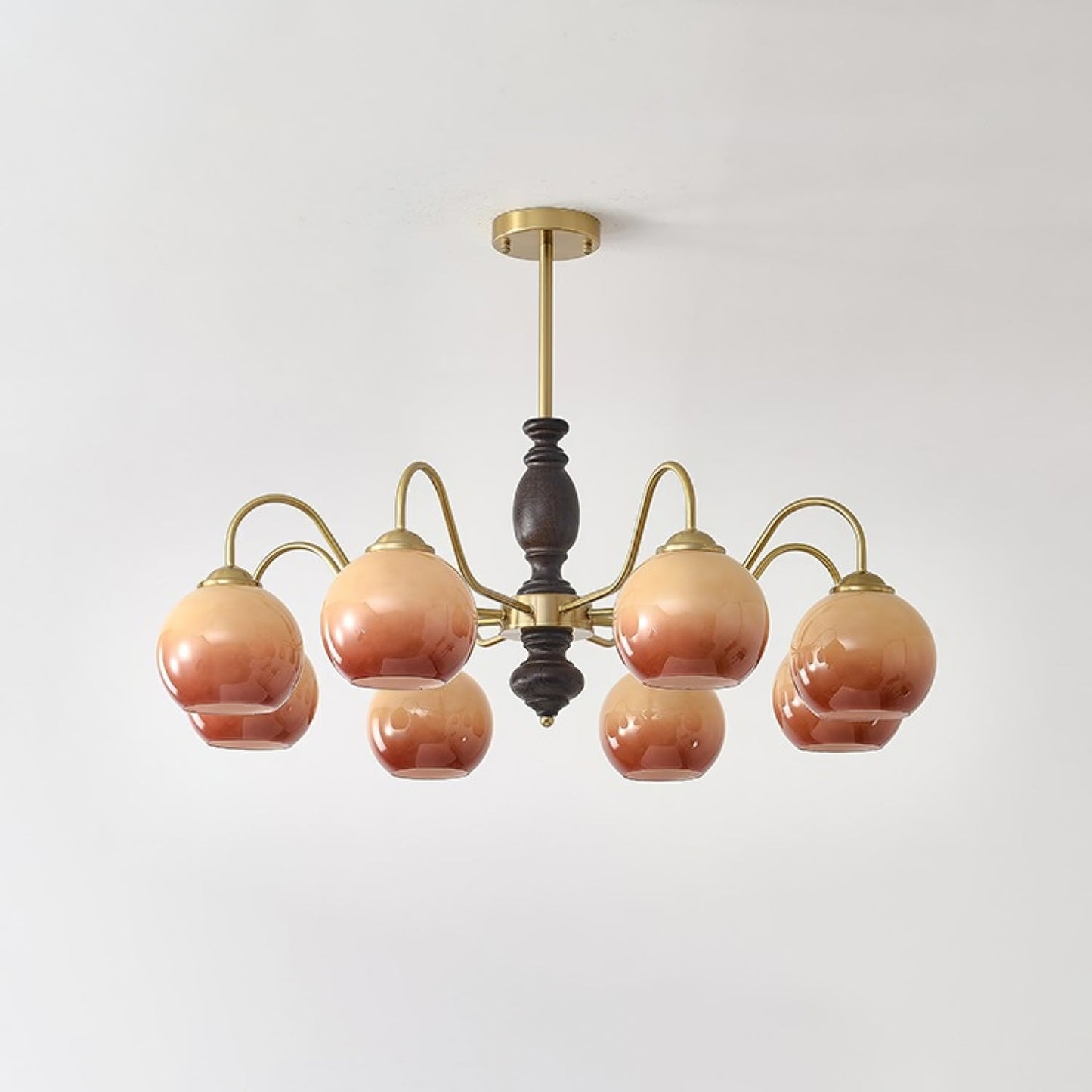 Caramel Orb Chandelier - YIOSI