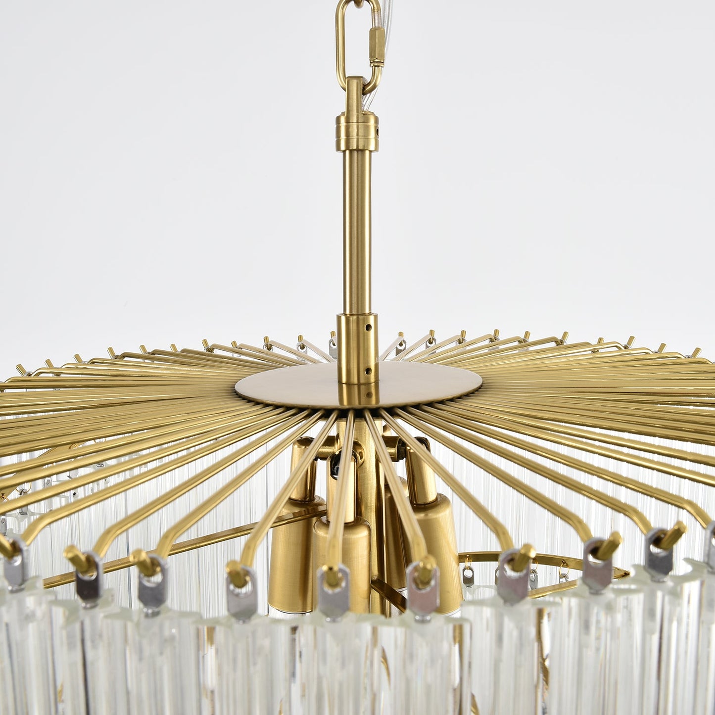 Cascada Spiral Clear Chandelier - YIOSI