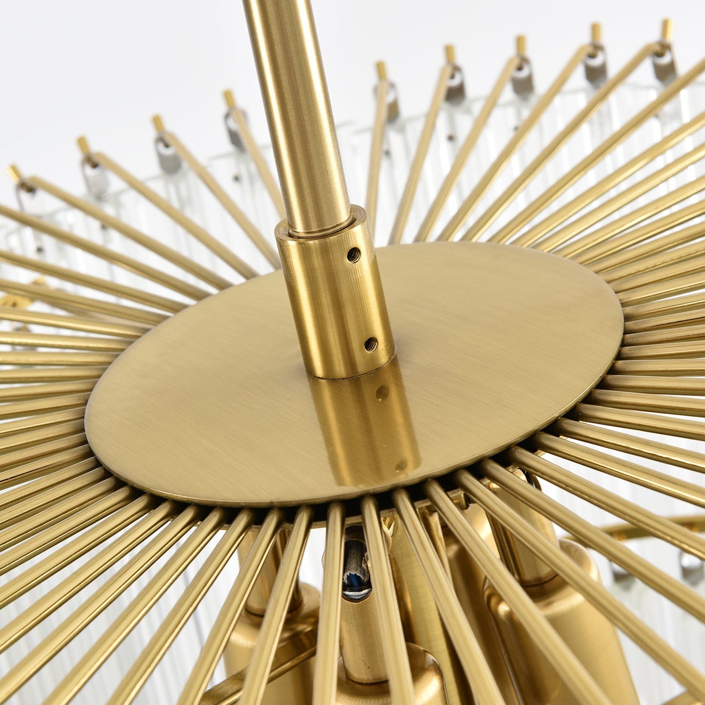 Cascada Spiral Clear Chandelier - YIOSI