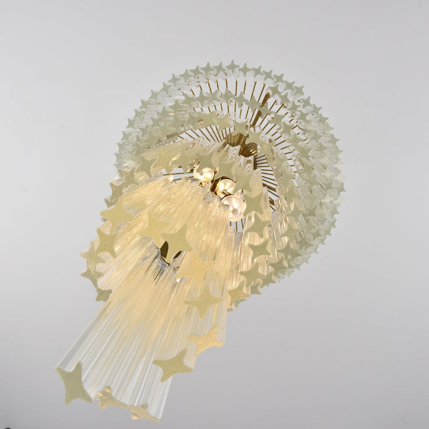 Cascada Spiral Clear Chandelier - YIOSI