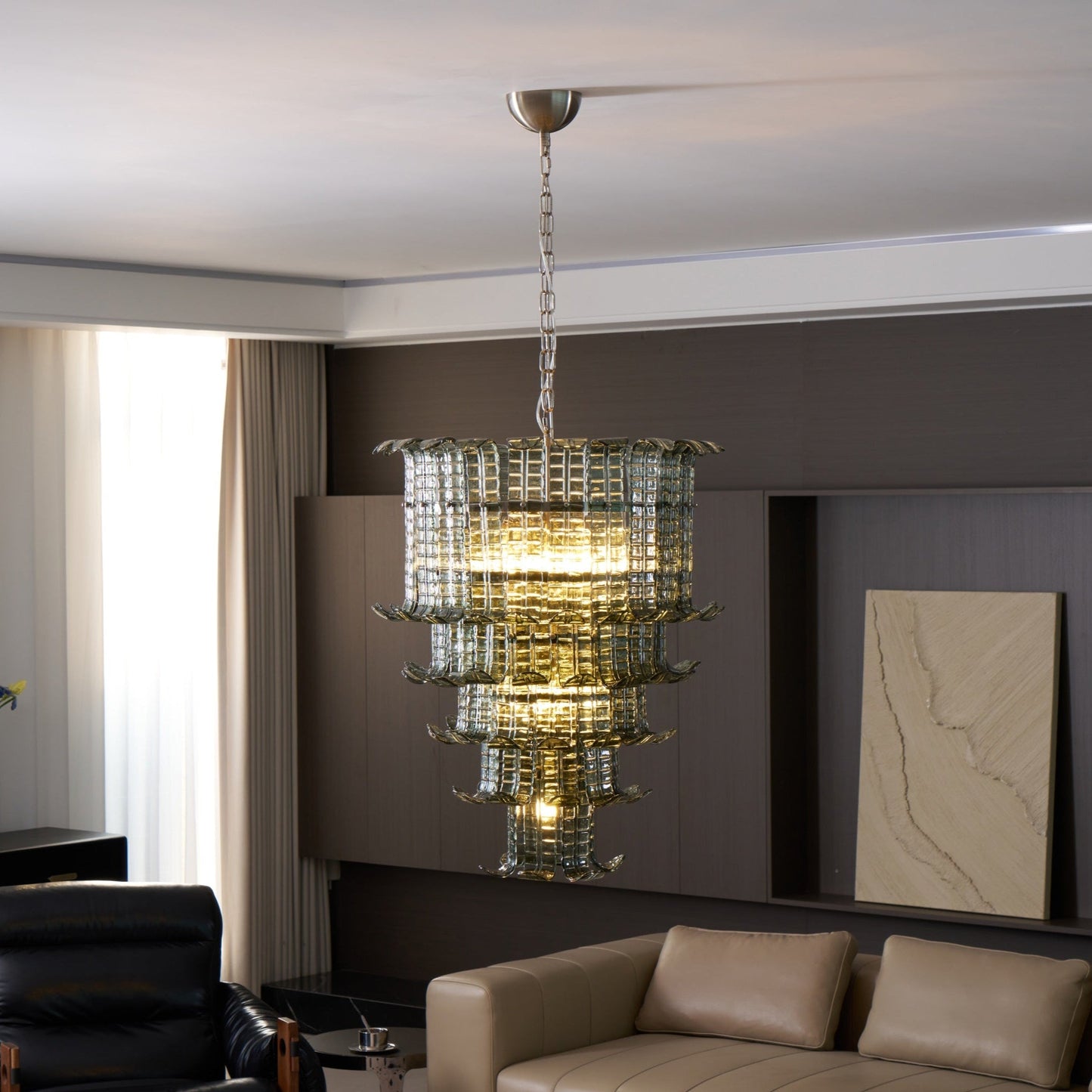 Cascade Murano Chandelier - YIOSI