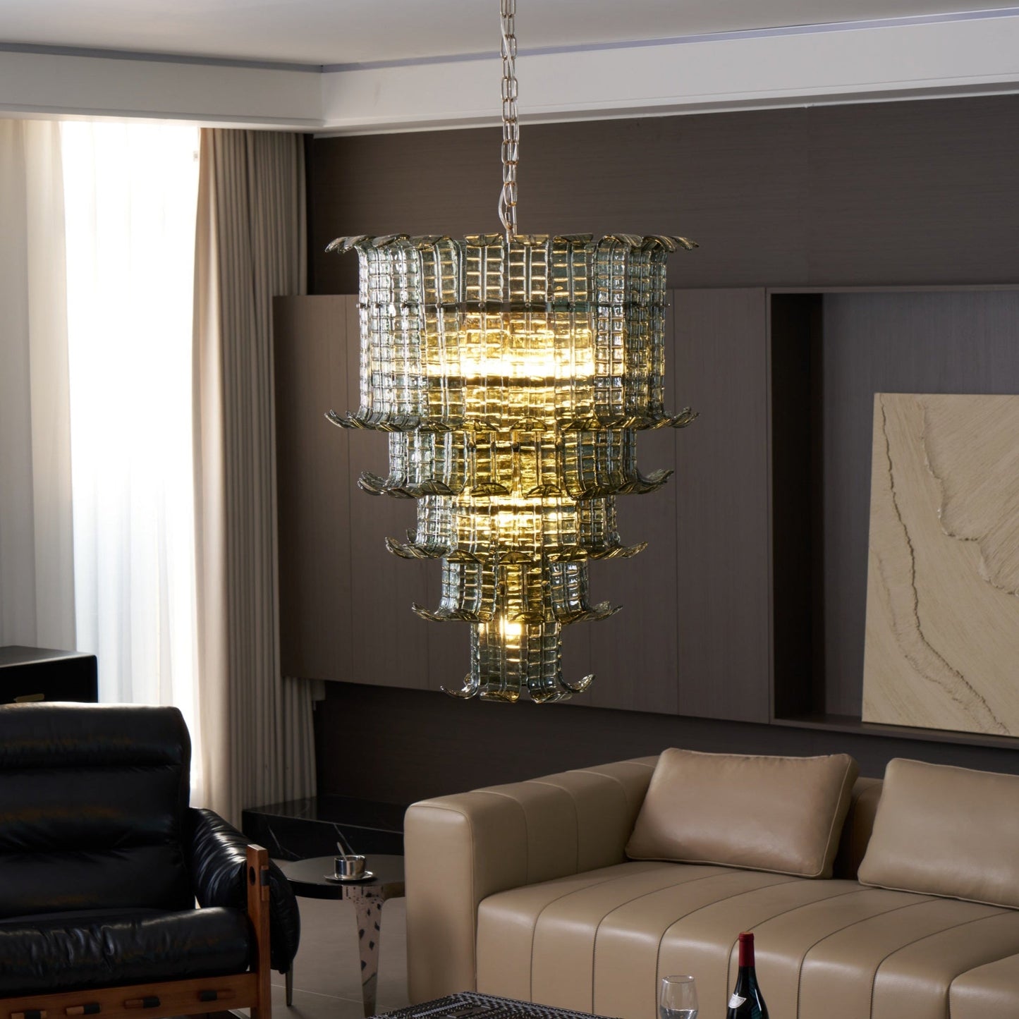 Cascade Murano Chandelier - YIOSI