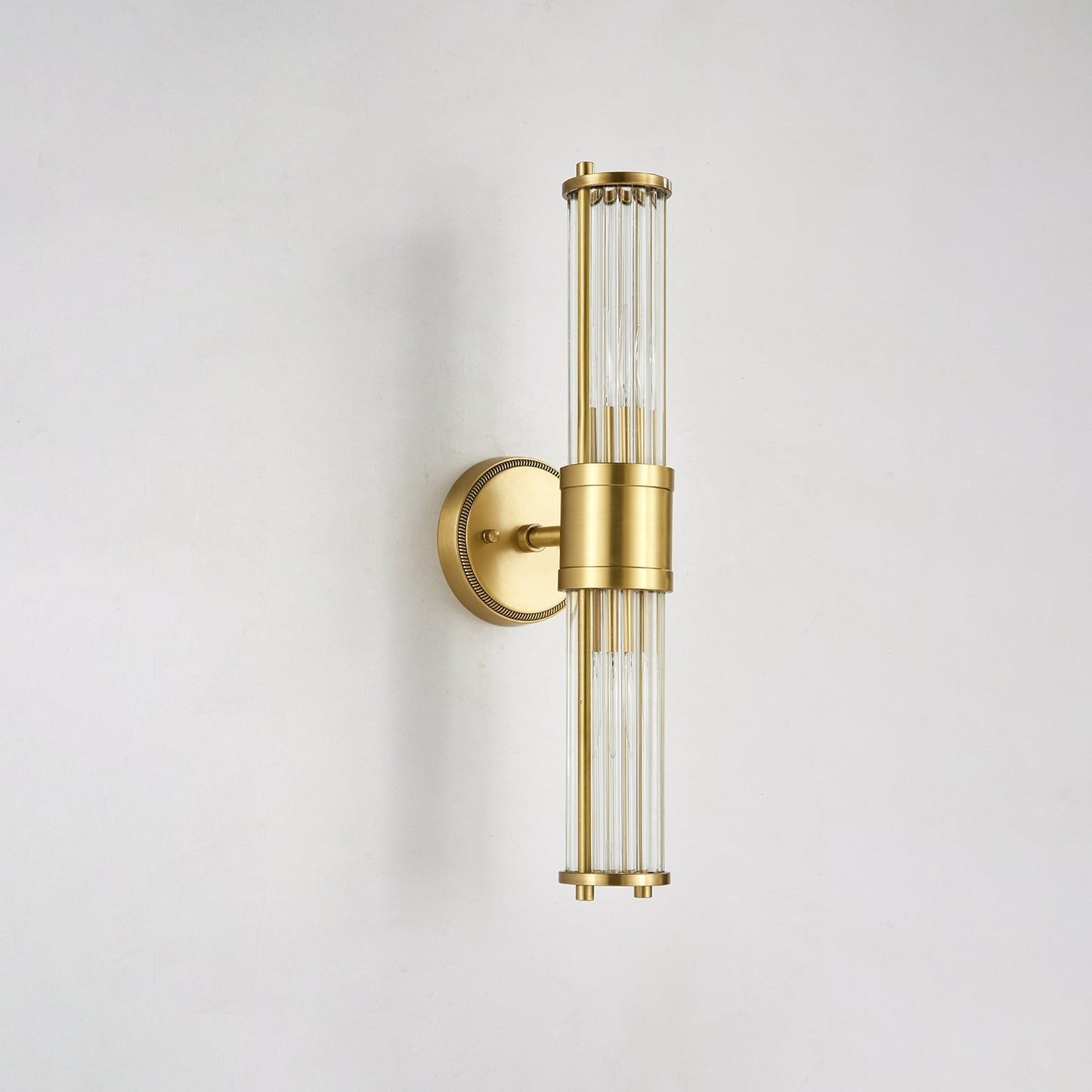 Celeste Brass Cylinder Wall Light – Mid Century Modern Sconce