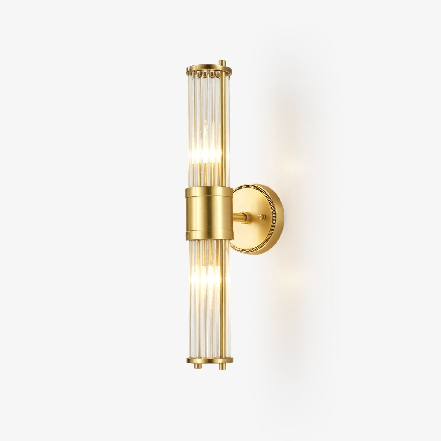 Celeste Brass Cylinder Wall Light – Mid Century Modern Sconce