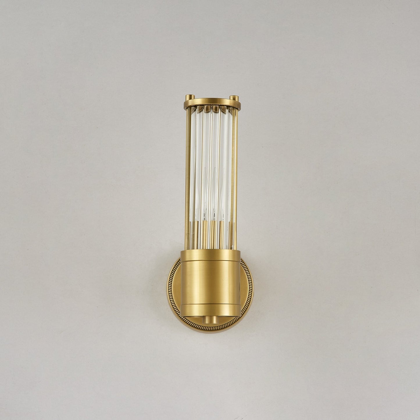Celeste Brass Cylinder Wall Light – Mid Century Modern Sconce