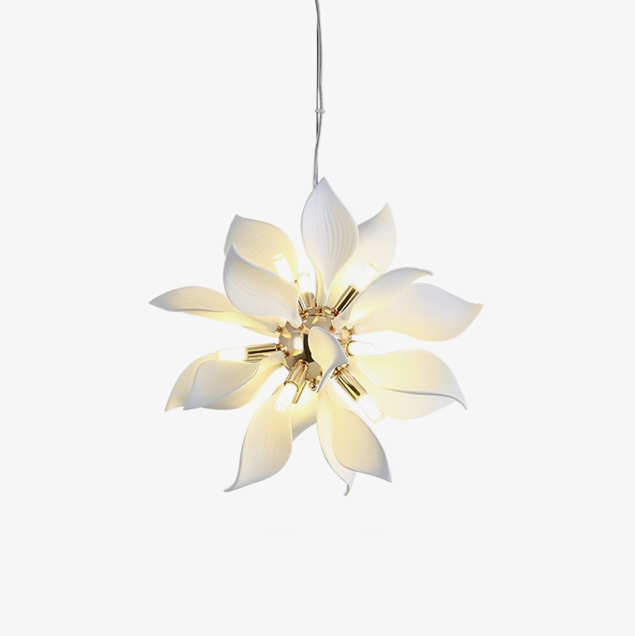 Ceramic Petals Blooming Chandelier - YIOSI