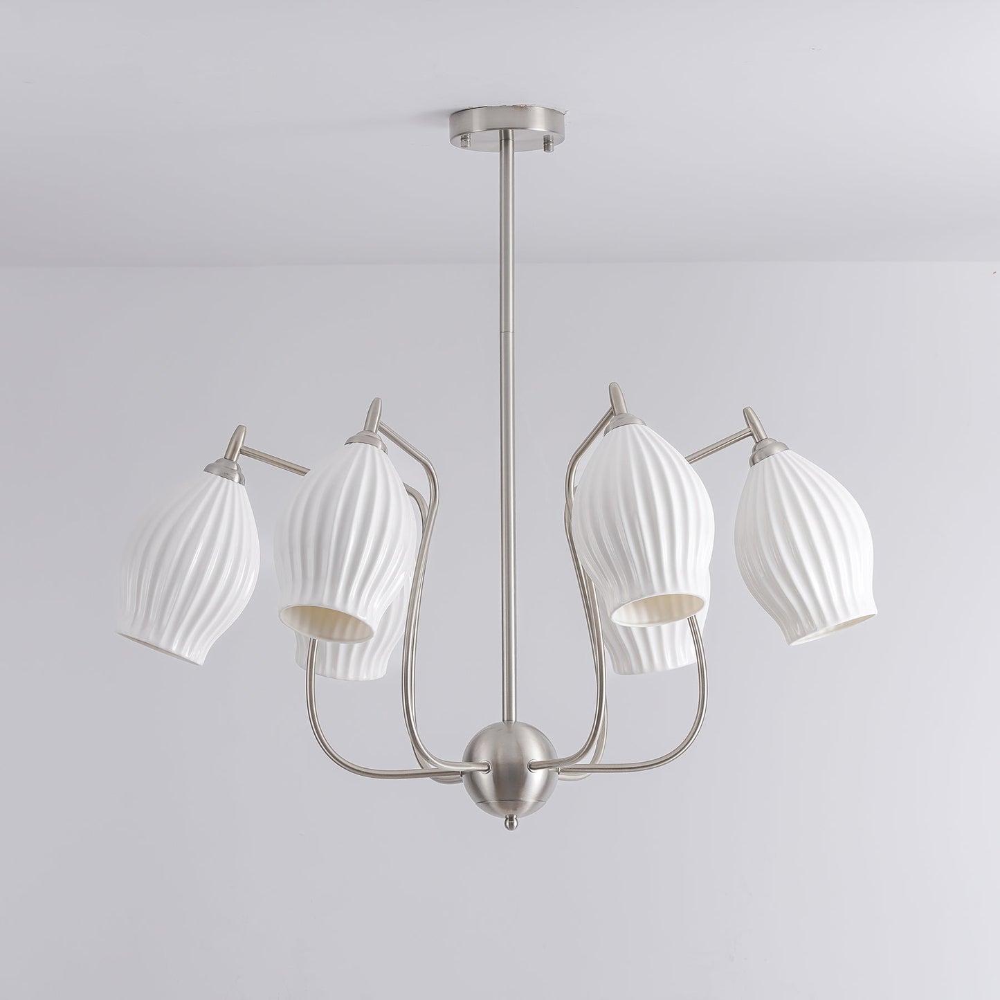 Ceramic Ribbed Chandelier - YIOSI