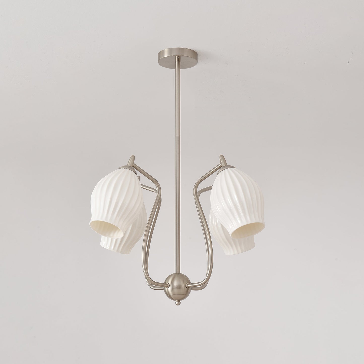 Ceramic Ribbed Chandelier - YIOSI