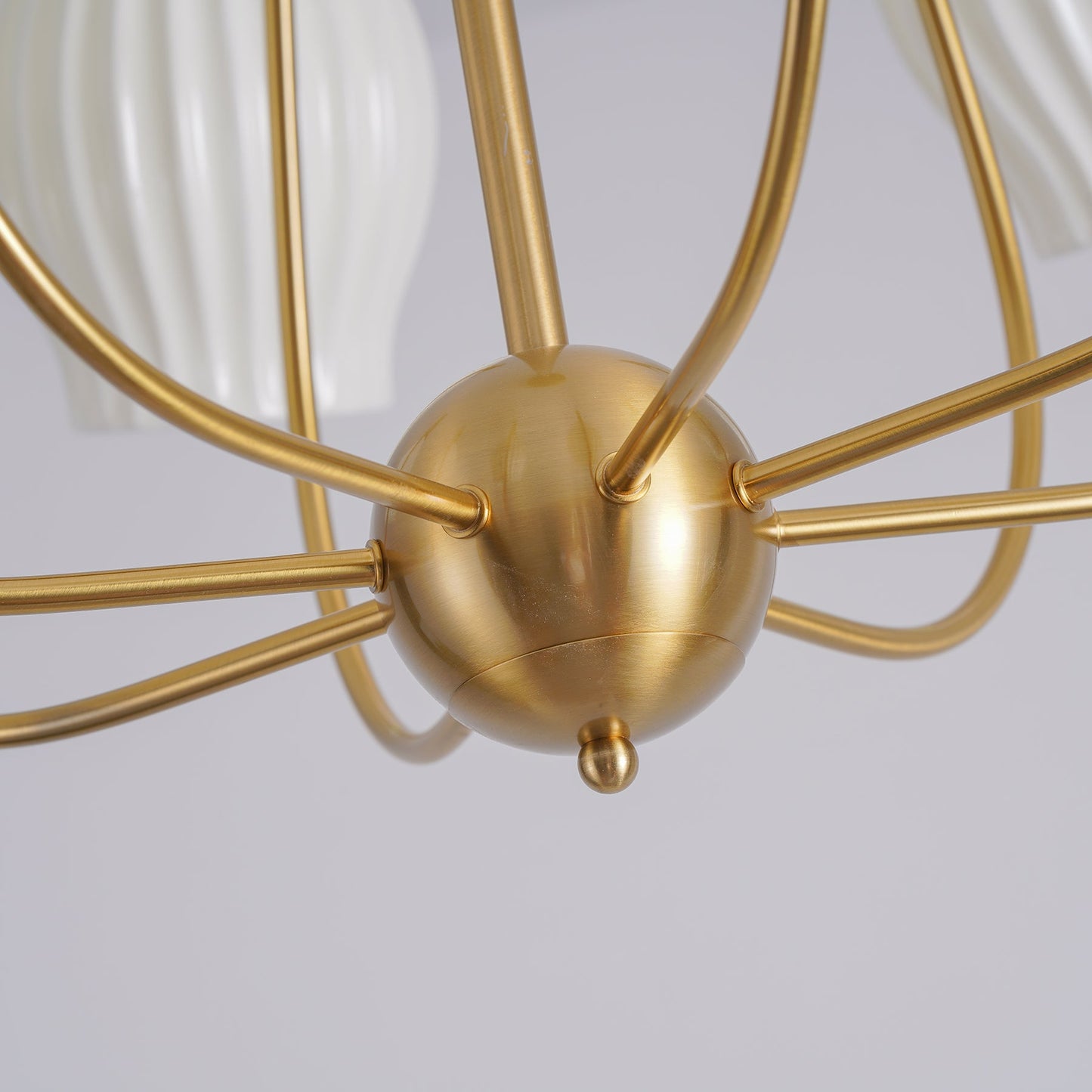 Ceramic Ribbed Chandelier - YIOSI
