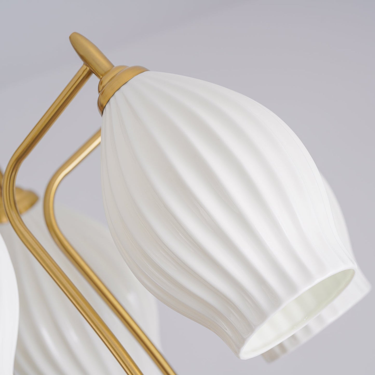 Ceramic Ribbed Chandelier - YIOSI
