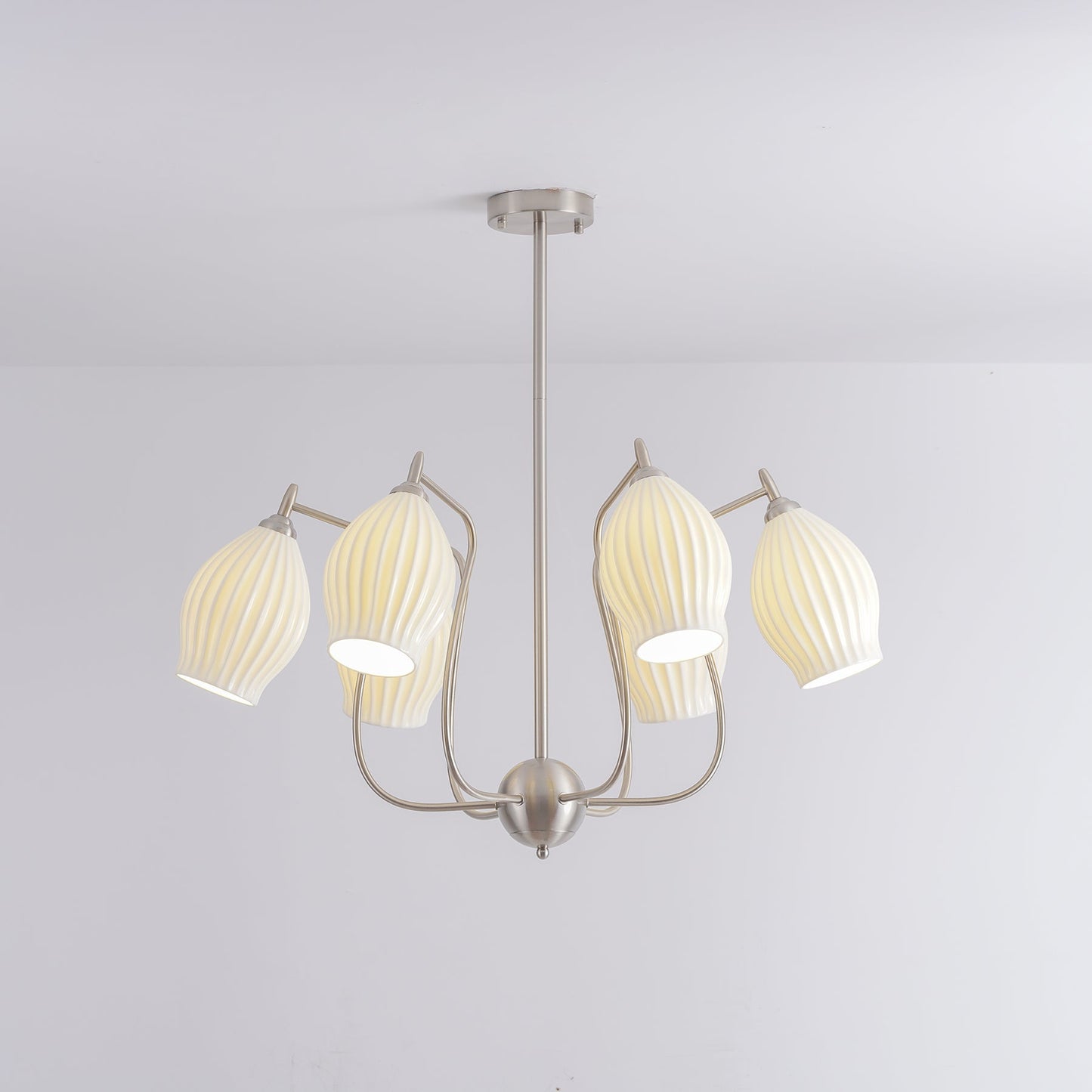 Ceramic Ribbed Chandelier - YIOSI