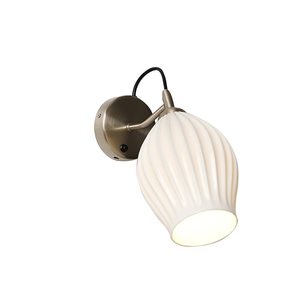 Ceramic Ribbed Wall light - YIOSI