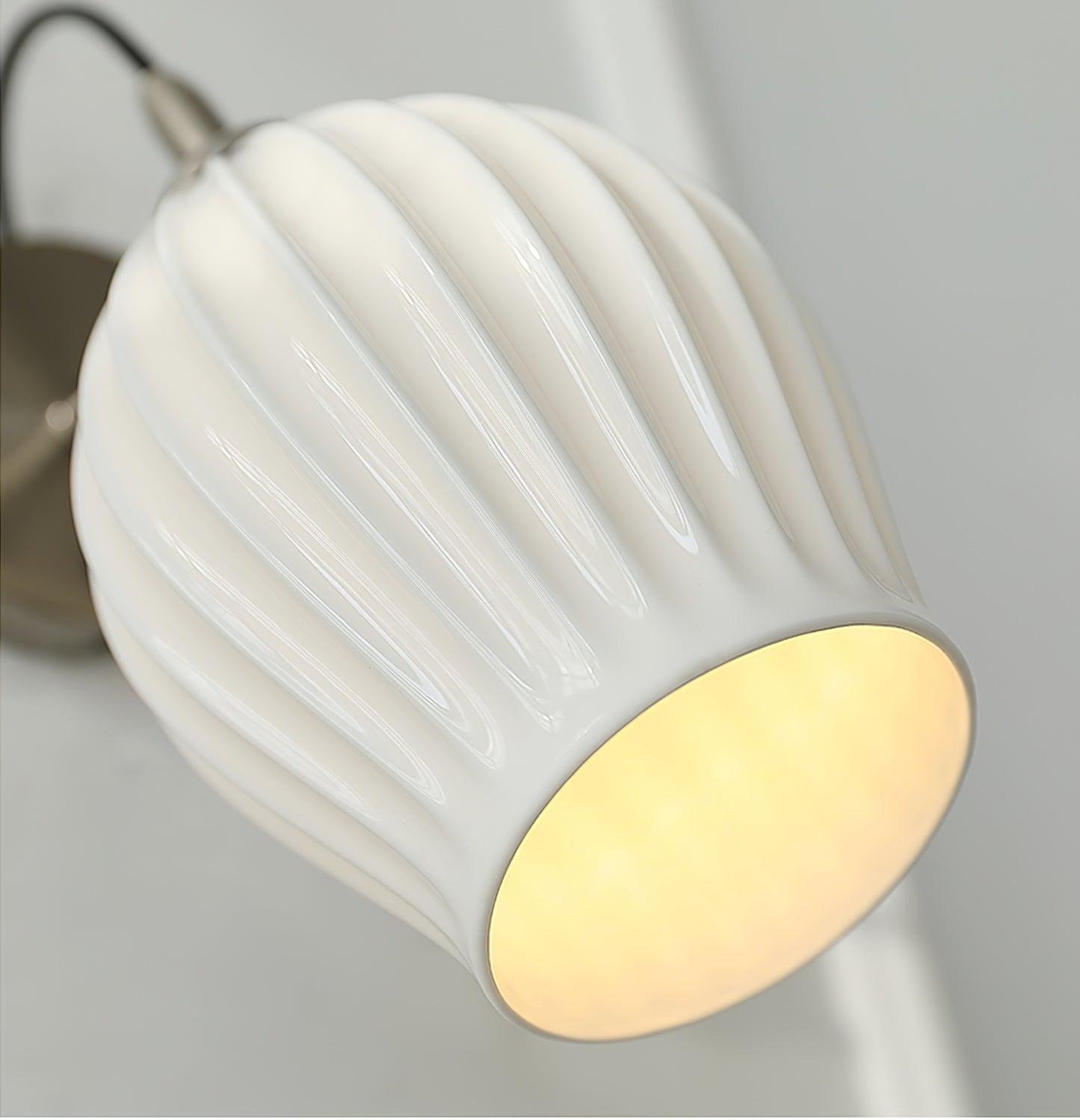 Ceramic Ribbed Wall light - YIOSI