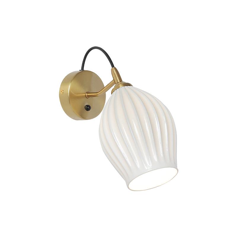 Ceramic Ribbed Wall light - YIOSI