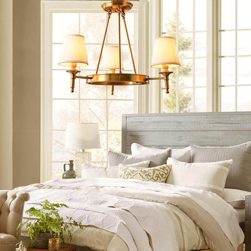 Antique Brass Chandelier - YIOSI