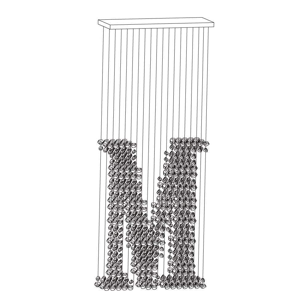 Charcoal Chandeliers M to R - YIOSI