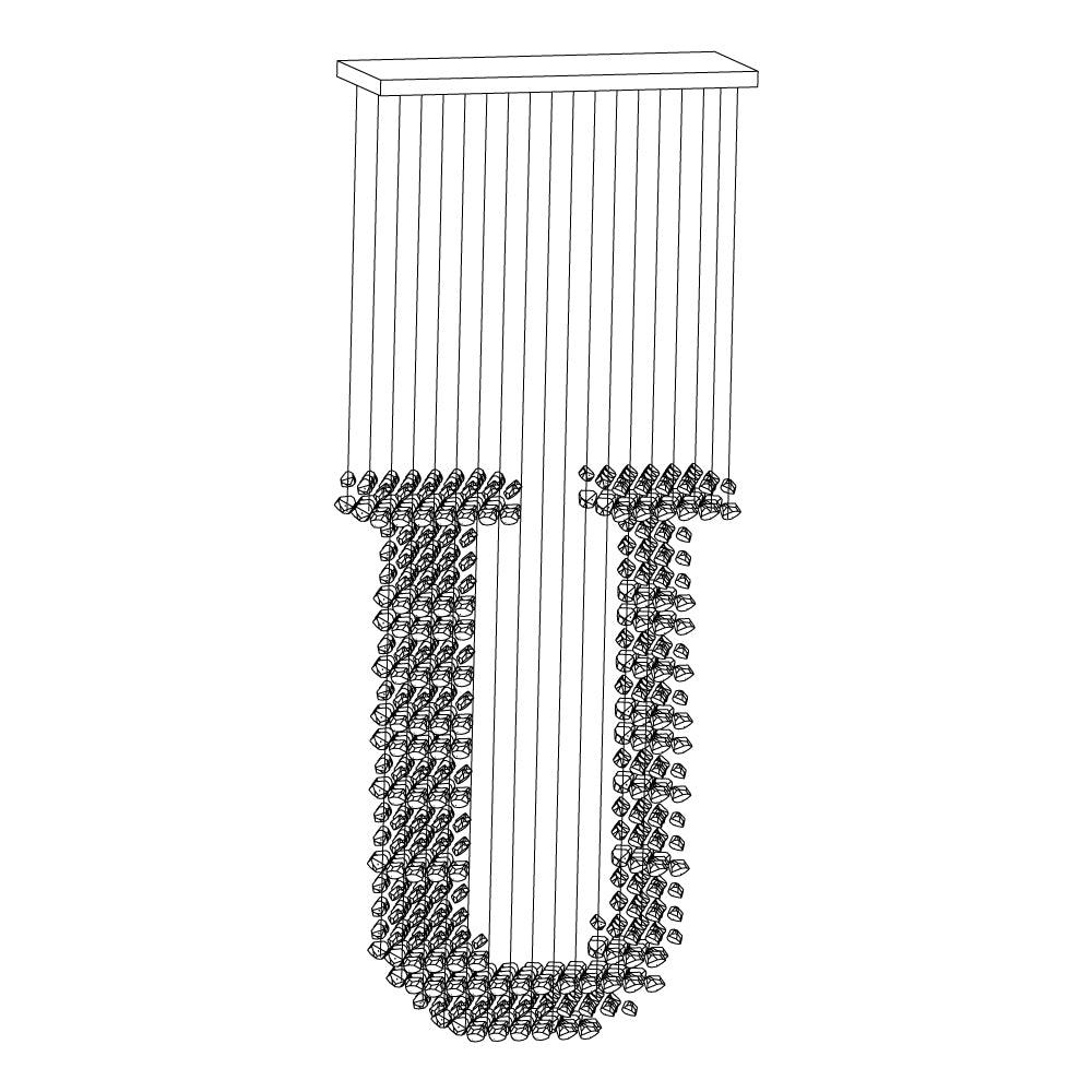 Charcoal Chandeliers S to Z - YIOSI