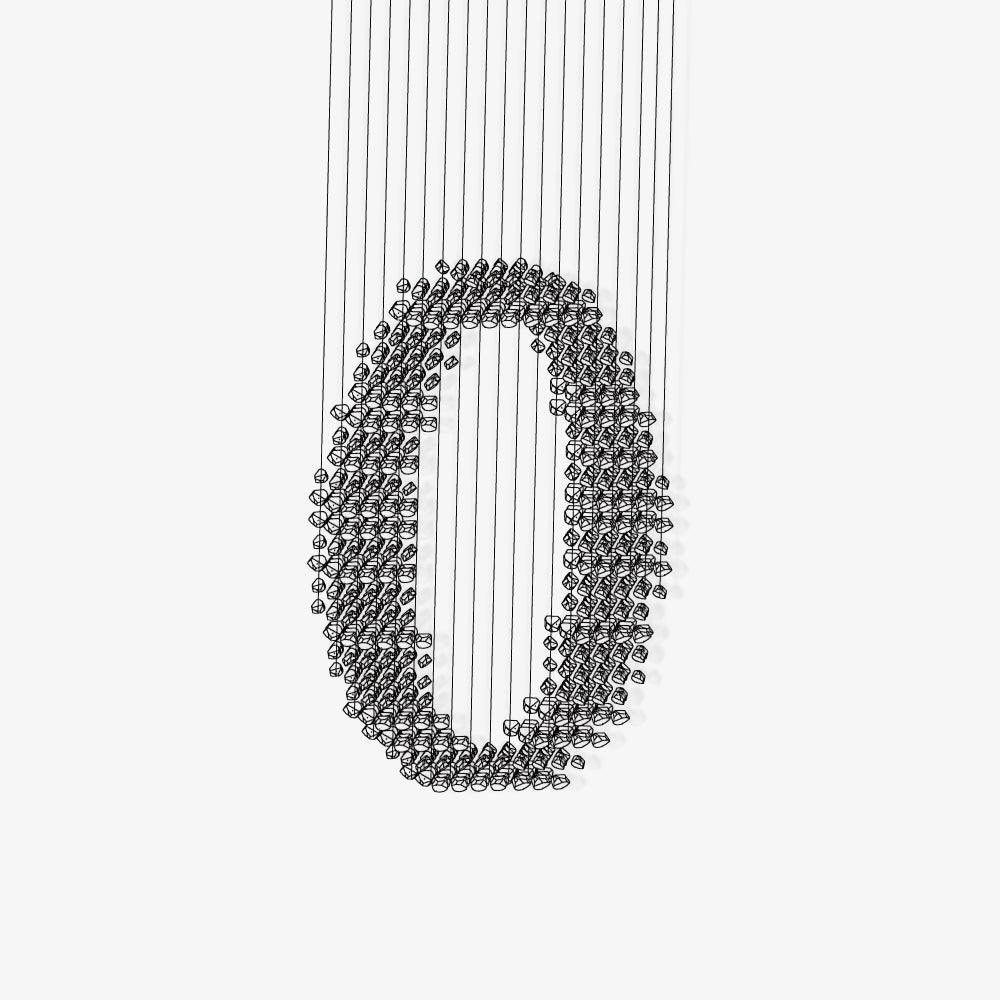 Charcoal Chandeliers O - YIOSI