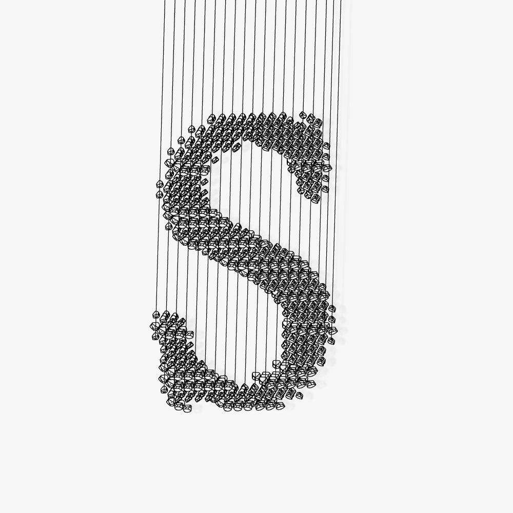Charcoal Chandeliers S - YIOSI