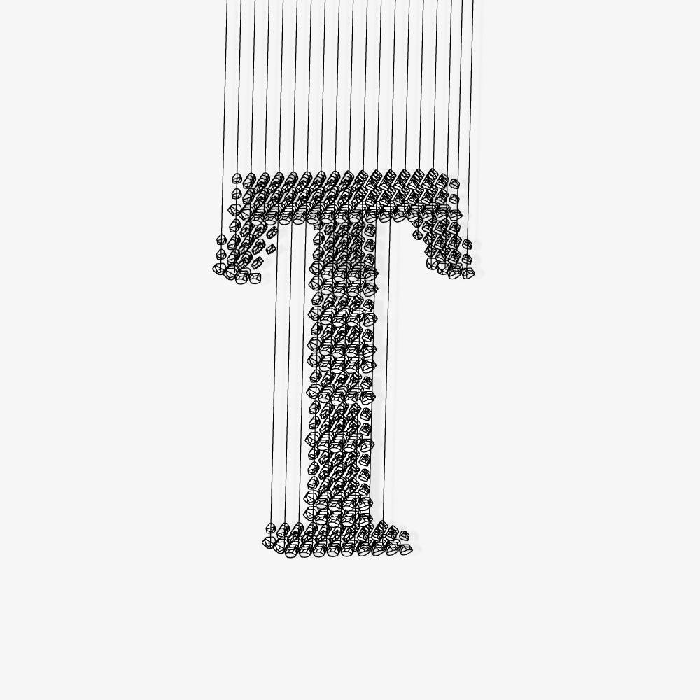 Charcoal Chandeliers T - YIOSI