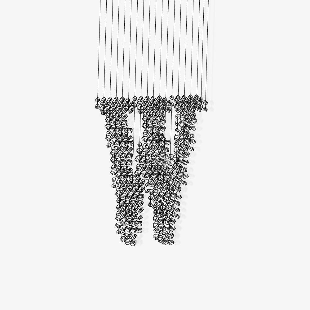 Charcoal Chandeliers W - YIOSI