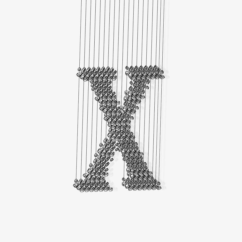 Charcoal Chandeliers X - YIOSI