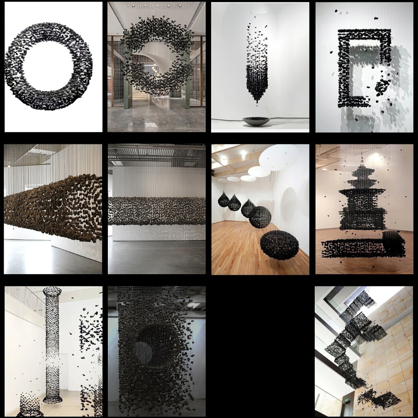 Charcoal Shape Hourglass Chandelier - YIOSI