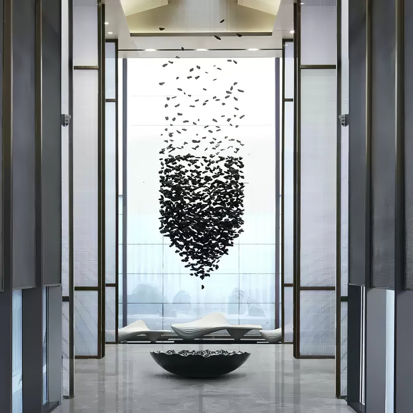 Charcoal Shape Hourglass Chandelier - YIOSI