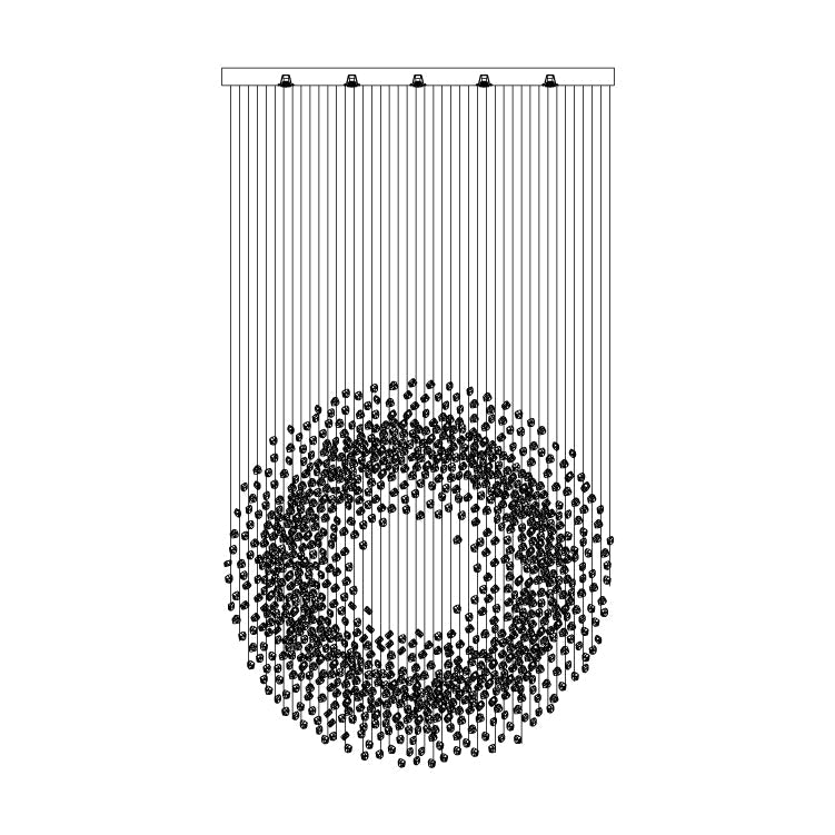Charcoal Chandeliers - YIOSI