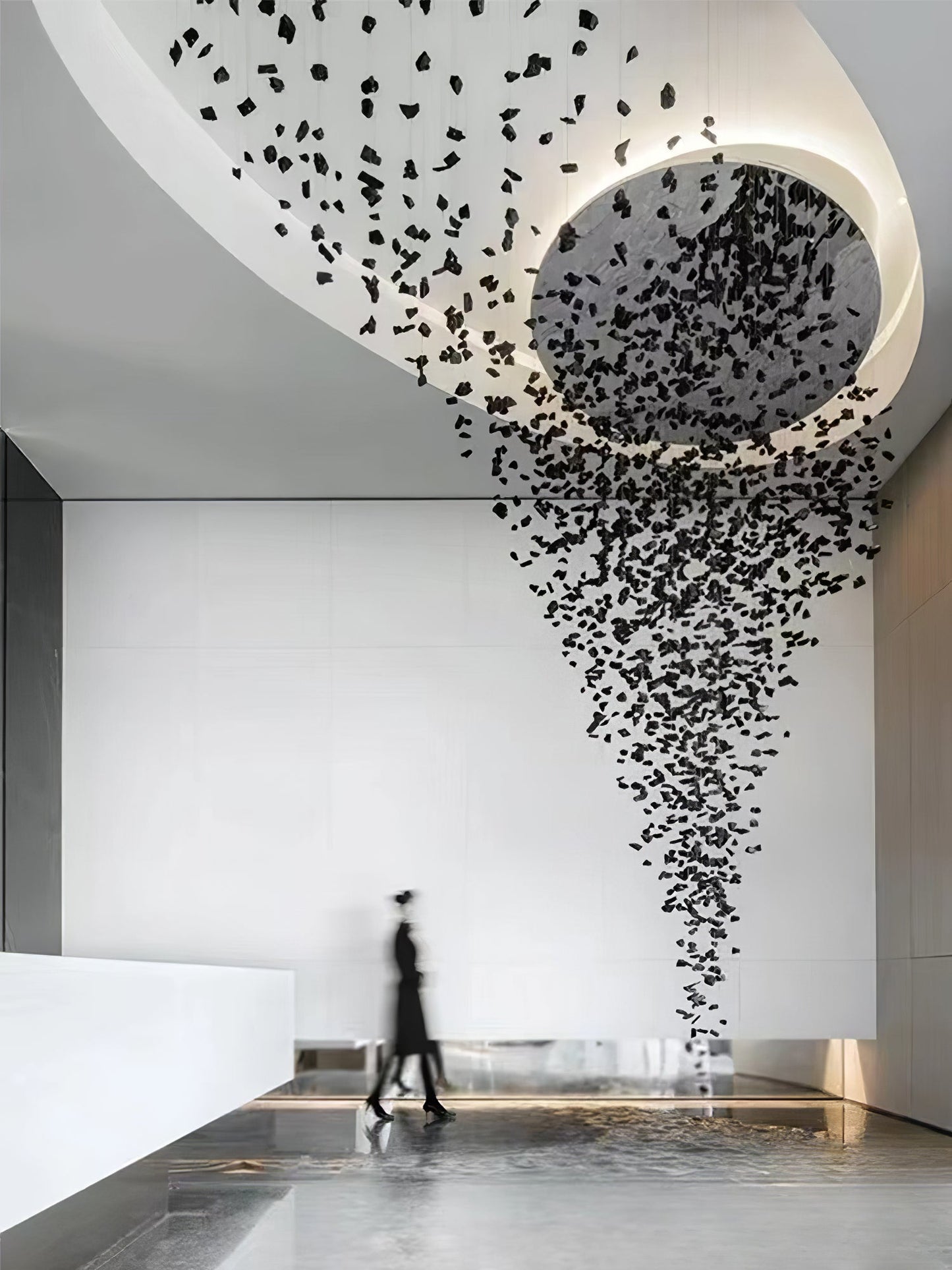 Charcoal Shape Hourglass Chandelier - YIOSI