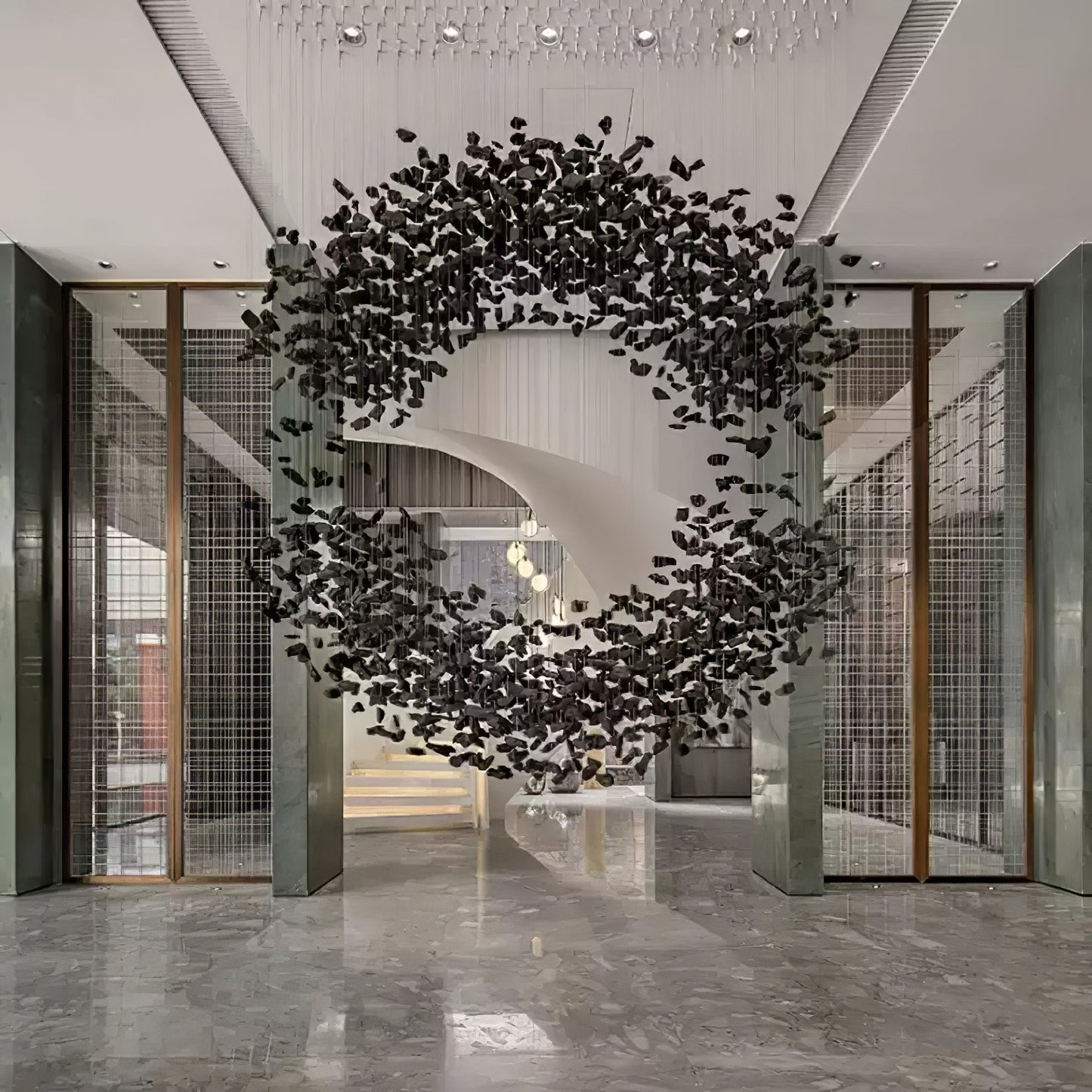 Charcoal Shape Hourglass Chandelier - YIOSI