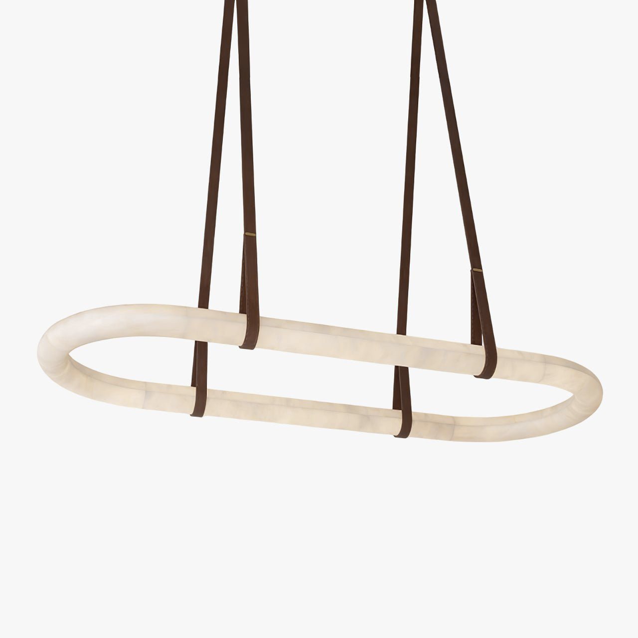 Circle Alabaster Chandelier - YIOSI