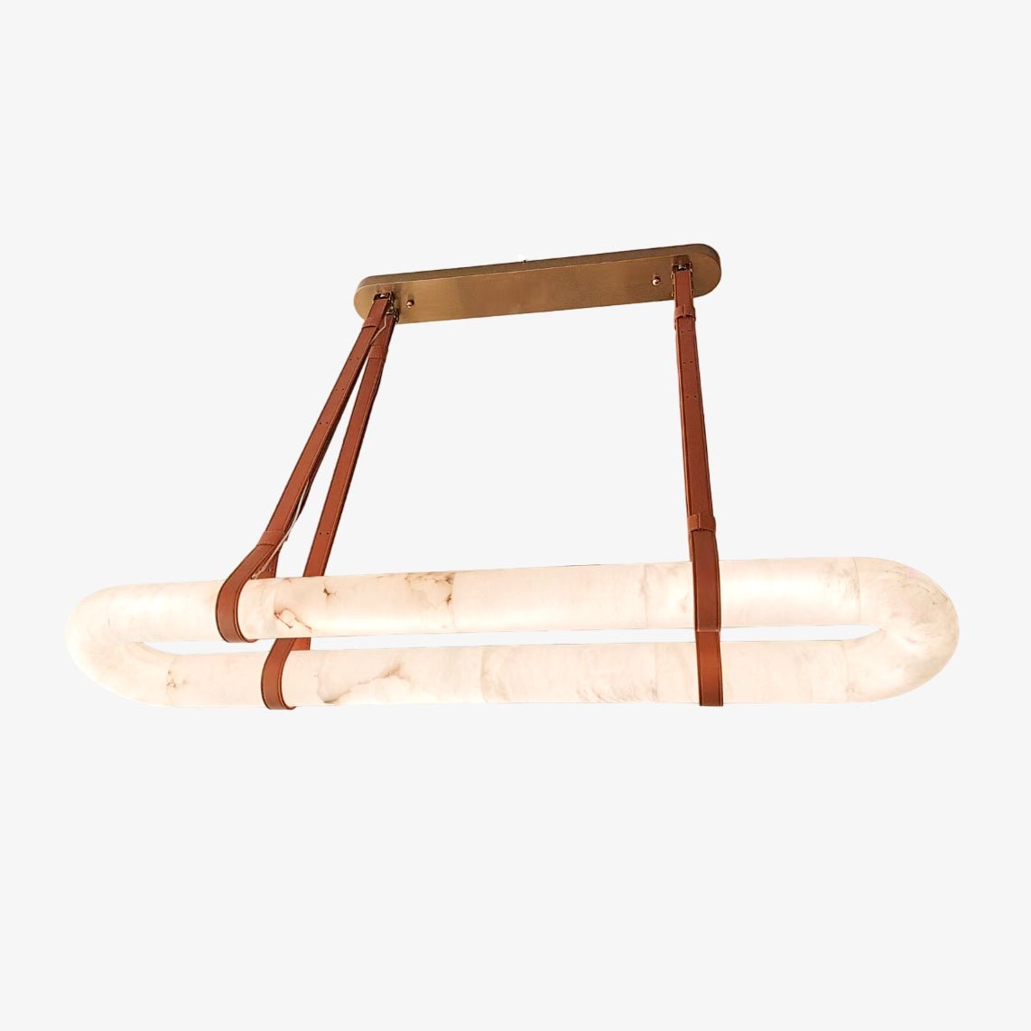 Circle Alabaster Chandelier - YIOSI