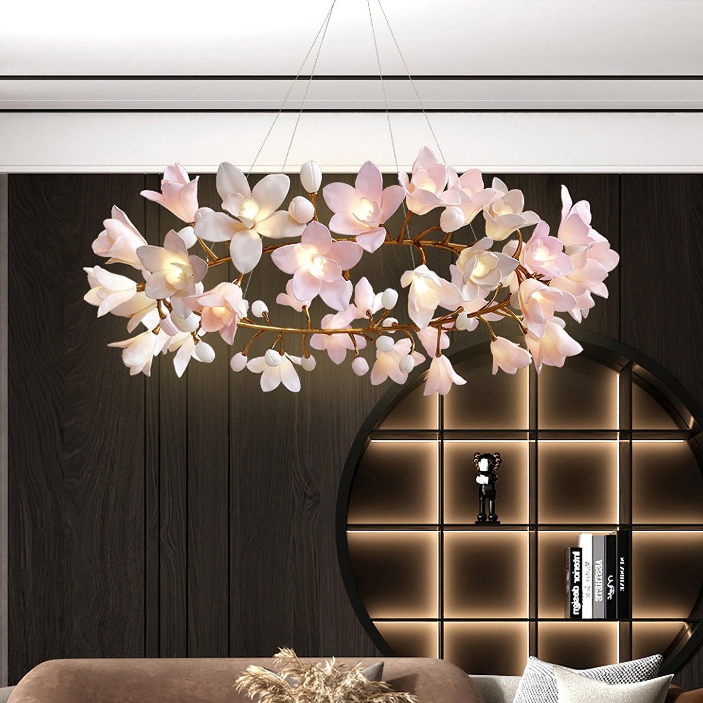 Circular Blossom Chandelier - YIOSI