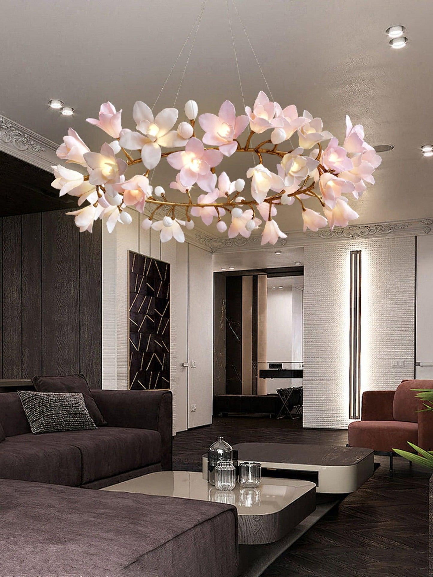 Circular Blossom Chandelier - YIOSI