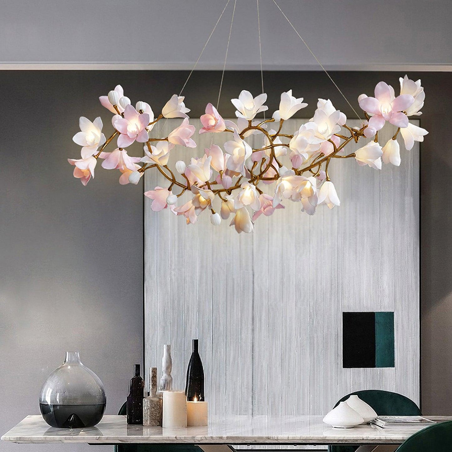 Circular Blossom Chandelier - YIOSI
