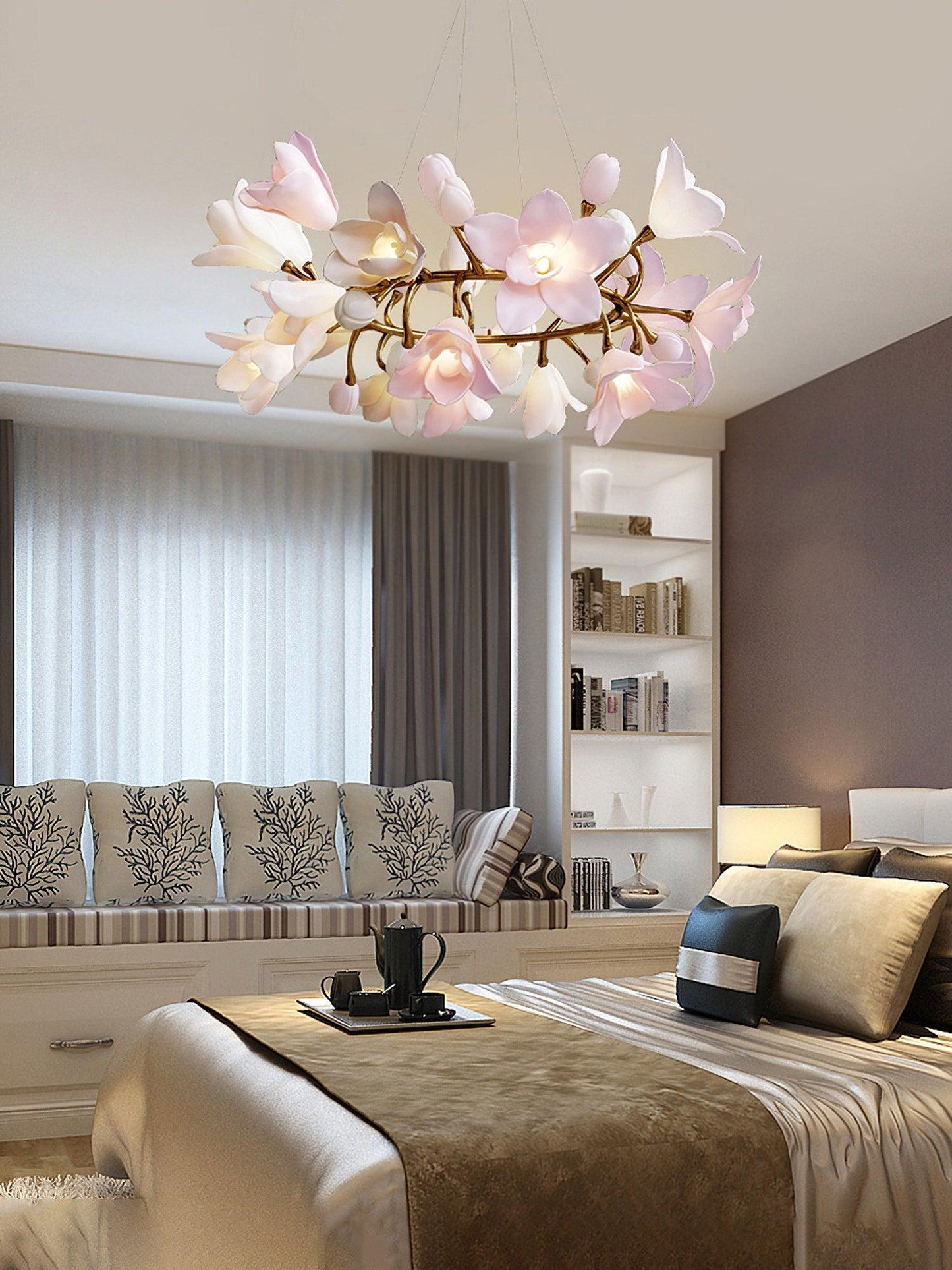 Circular Blossom Chandelier - YIOSI