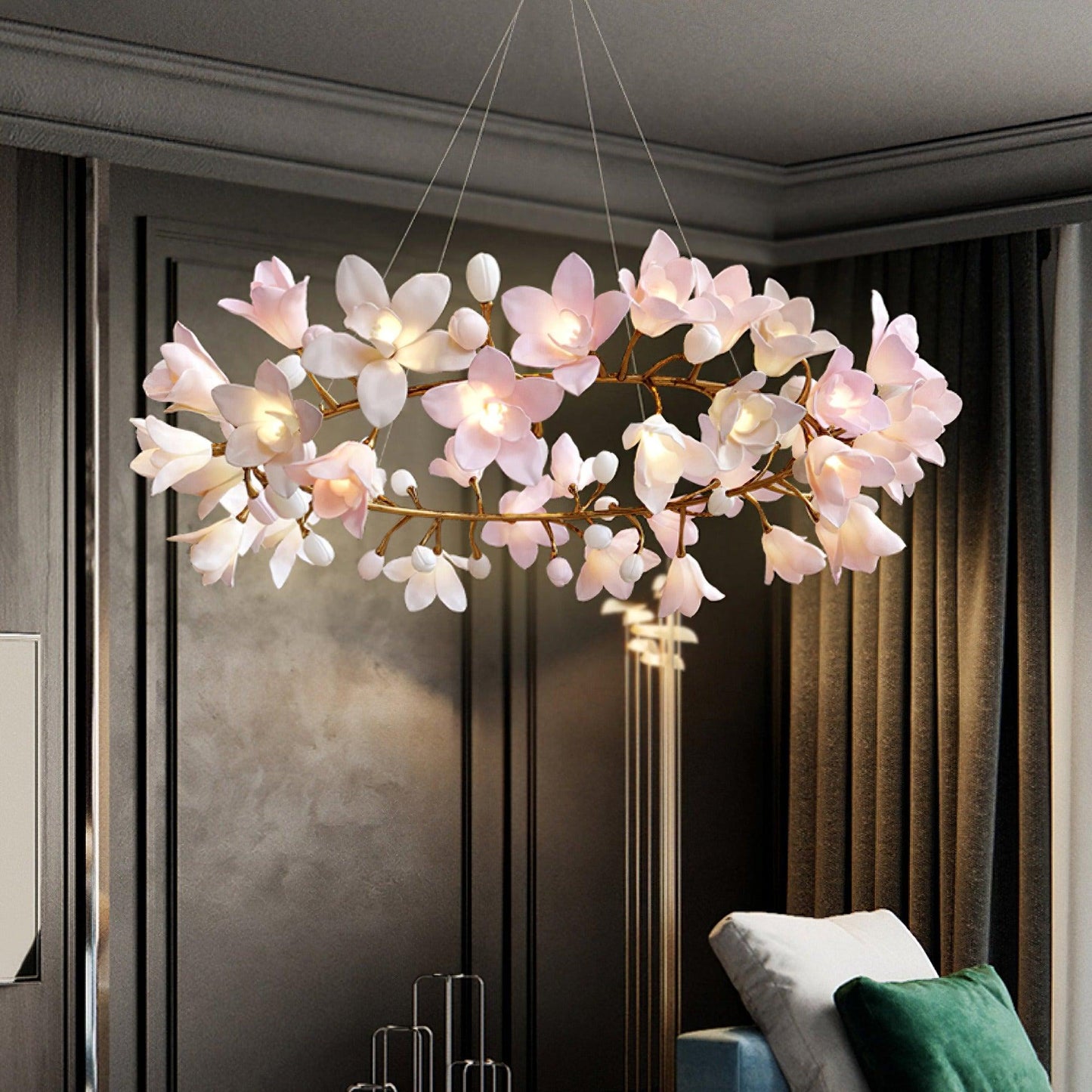 Circular Blossom Chandelier - YIOSI