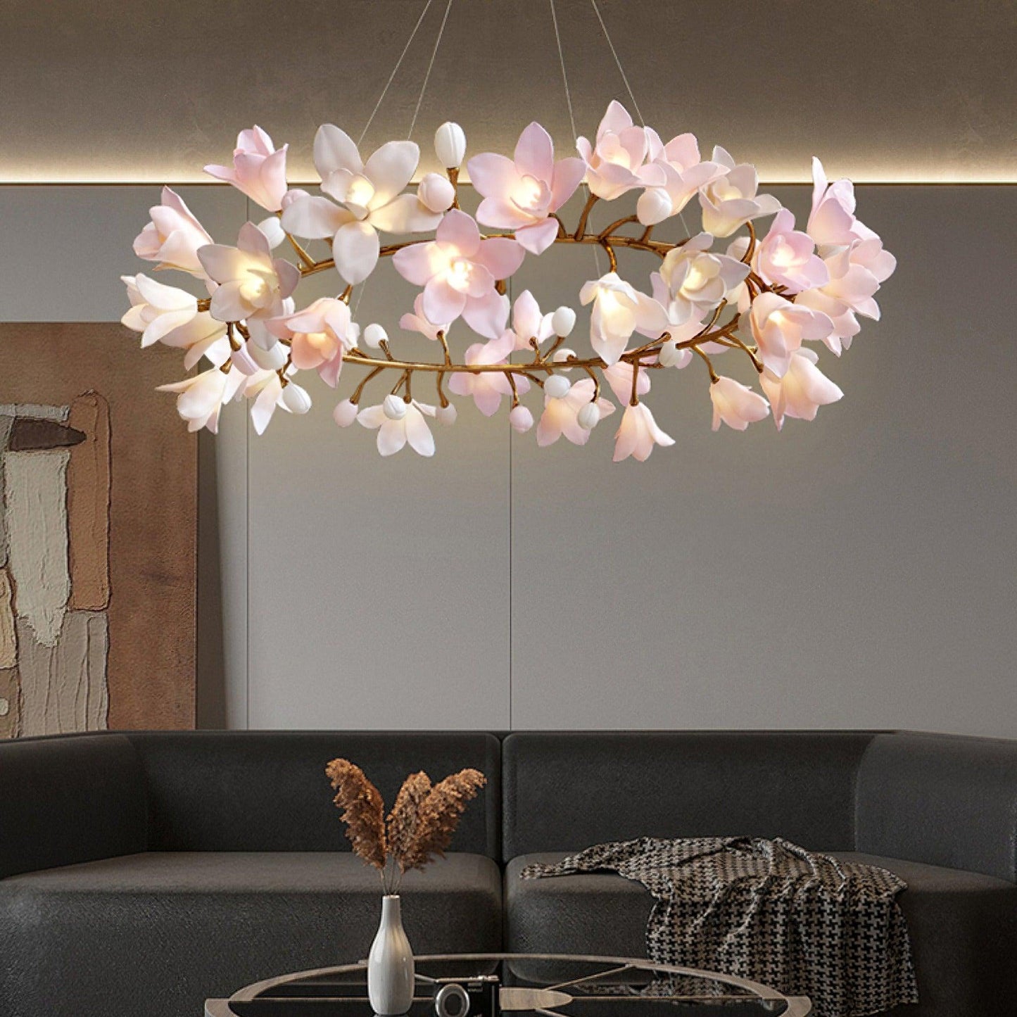Circular Blossom Chandelier - YIOSI