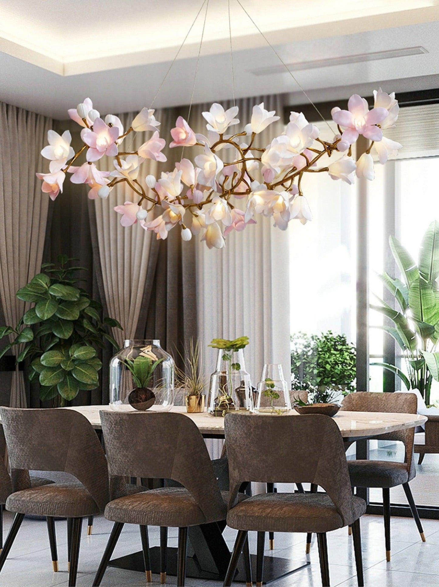 Circular Blossom Chandelier - YIOSI