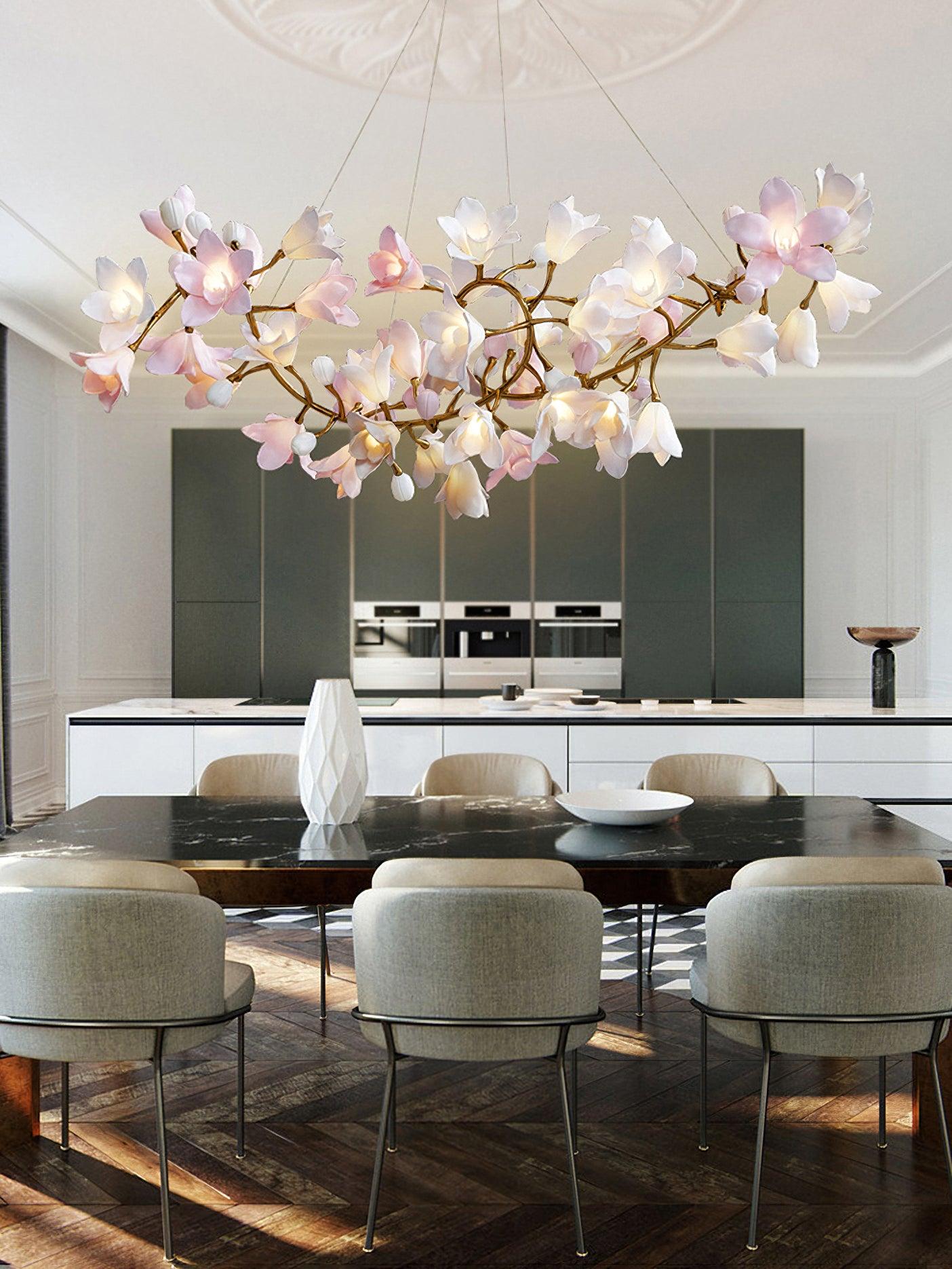 Circular Blossom Chandelier - YIOSI
