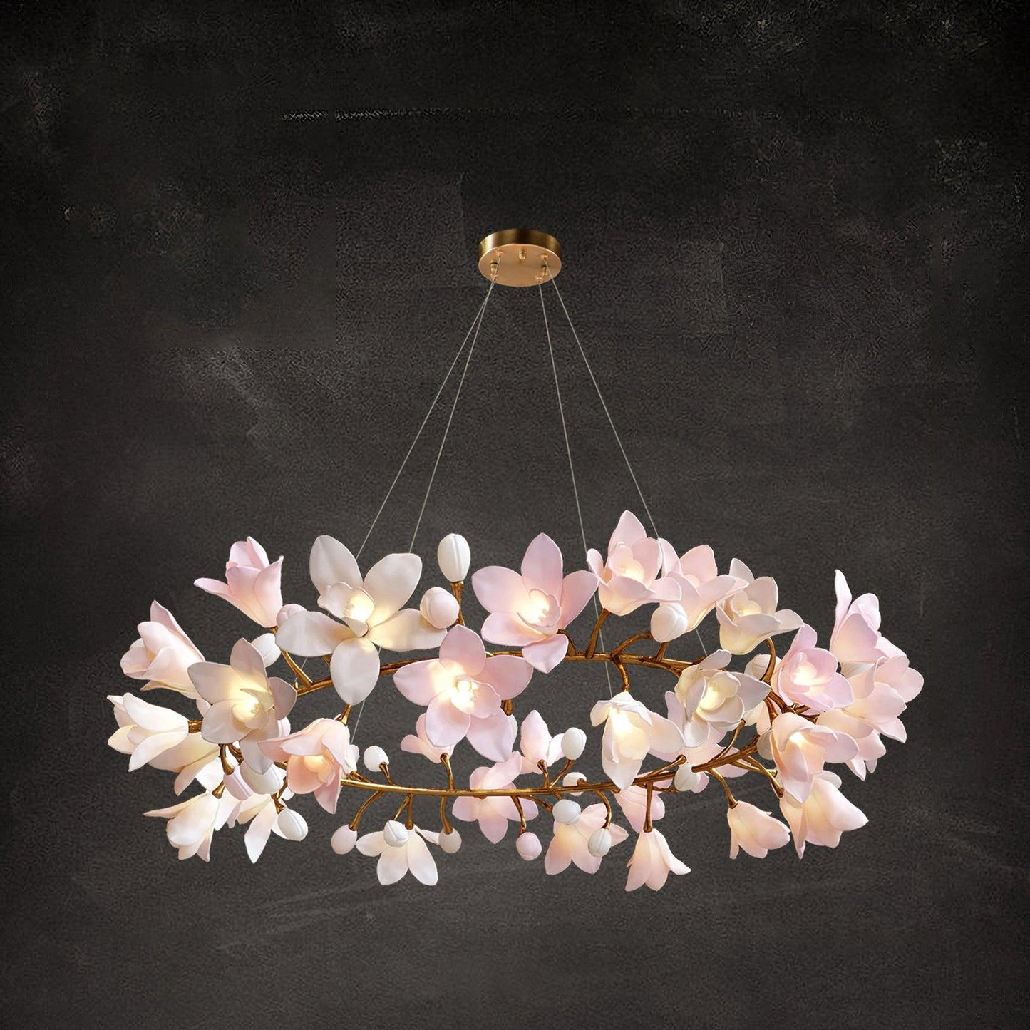 Circular Blossom Chandelier - YIOSI