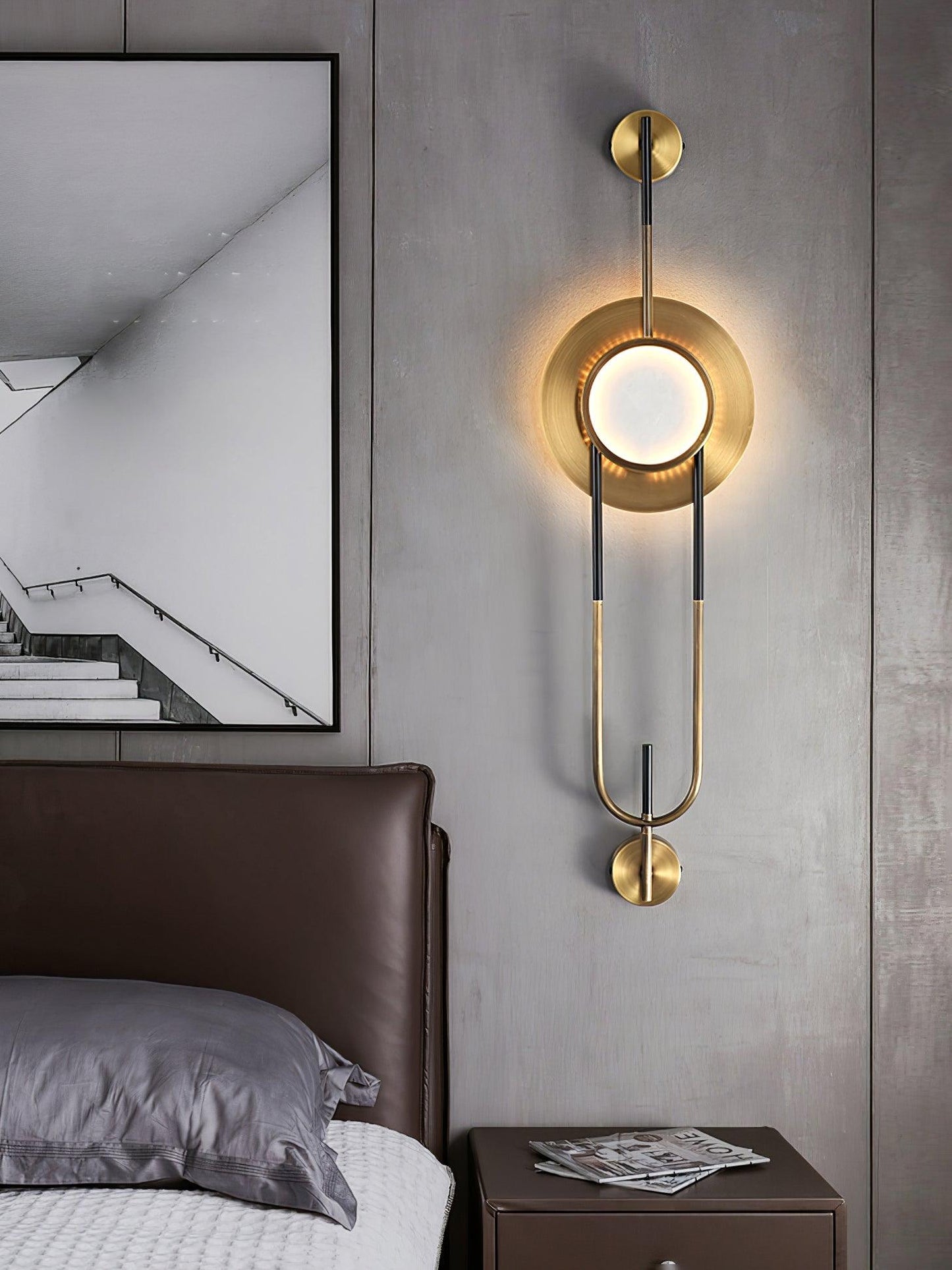 Circular Marble Wall Light - YIOSI